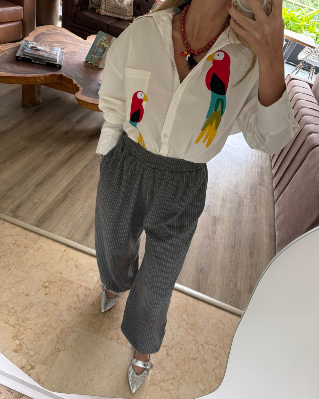 Camisa Oversize Guacamayas 