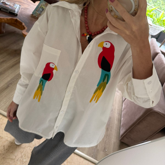 Camisa Oversize Guacamayas 