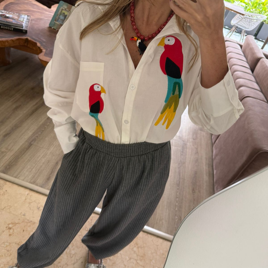 Camisa Oversize Guacamayas 