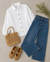 Camisa Corazones Iris