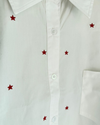 Camisa Marfil Estrellas Oversize