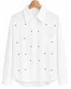Camisa Marfil Estrellas Oversize