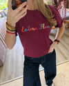 Camiseta Latina Flow Vino