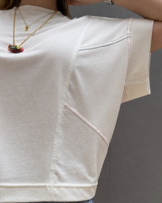 Camiseta Costuras Colores 