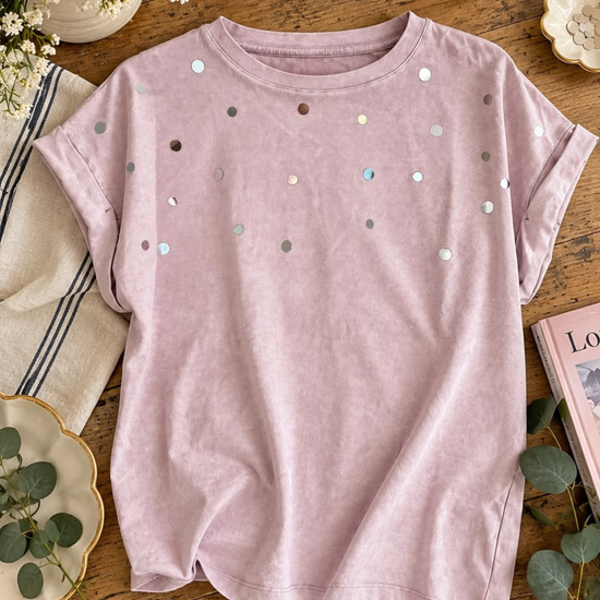Camiseta Espejos Burgundy 