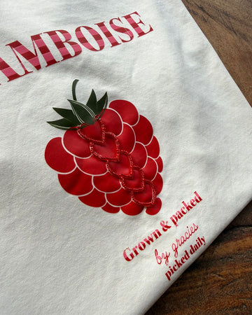 Camiseta Corazon de Frambuesa