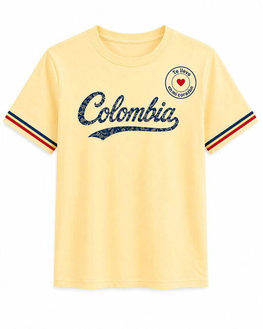 Camiseta Colombia en el Corazon II (envío 7 días hábiles)