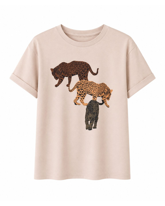 Camiseta Leopardo Otoño