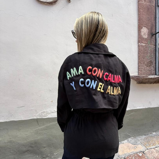 Chaqueta Negra Calma - Gracies