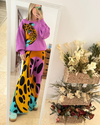 Pantalon Leopardo Magenta