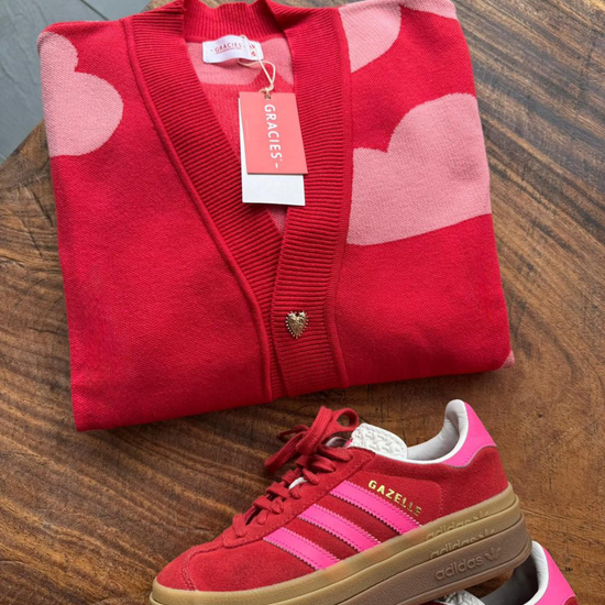 Sweater Nubes Rojo (envío 3 días hábiles) 