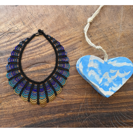 Collar Ondas Azul 