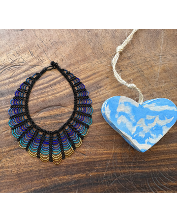 Collar Ondas Azul 
