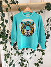 Sweater Leopardo Menta