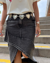Falda Cruzada Denim 