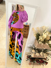 Set Leopardo Magenta