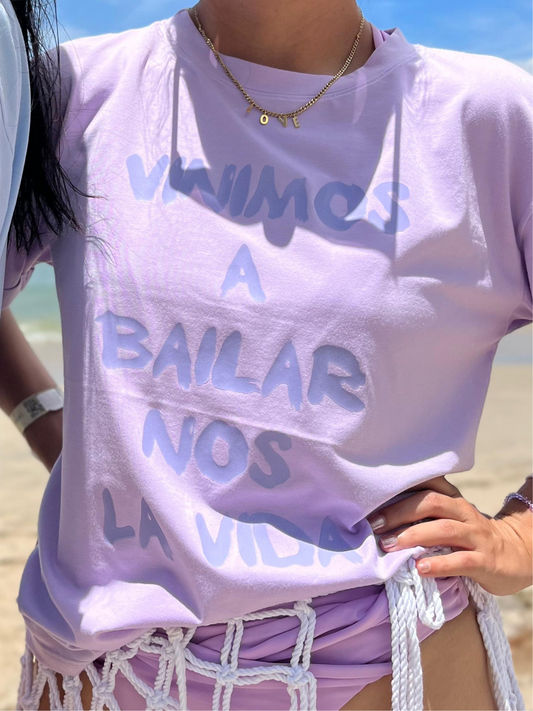 Camiseta Lavanda Bailar