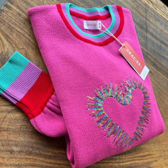 Sweater Firework Heart 