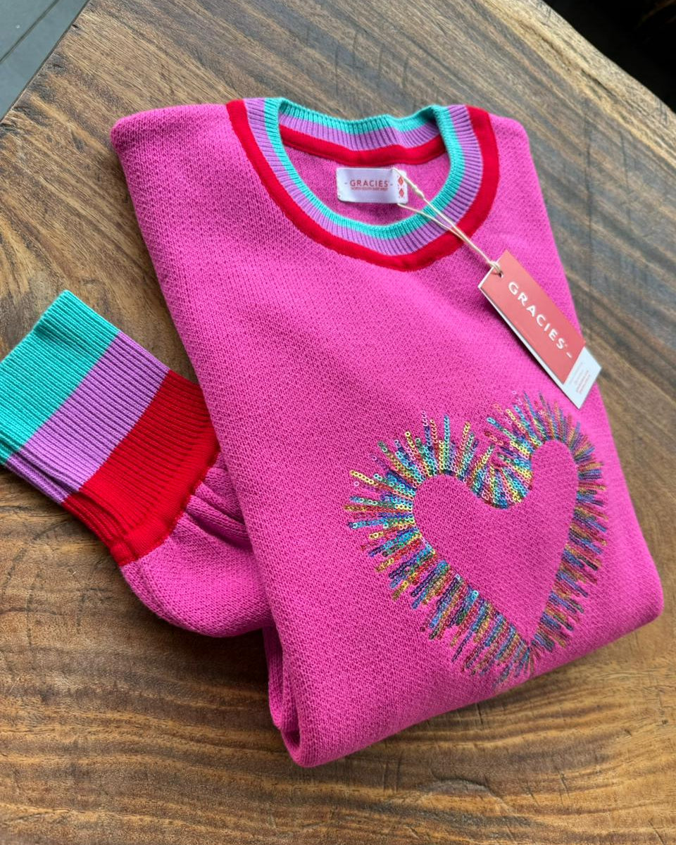 Sweater Firework Heart 