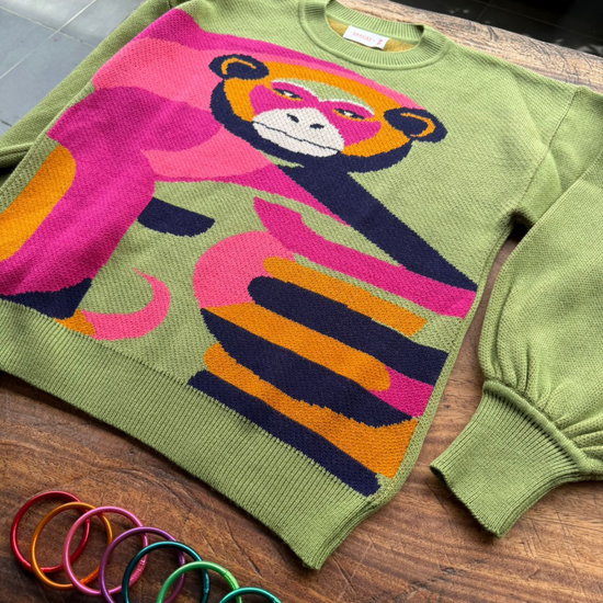 Sweater Green Monkey 
