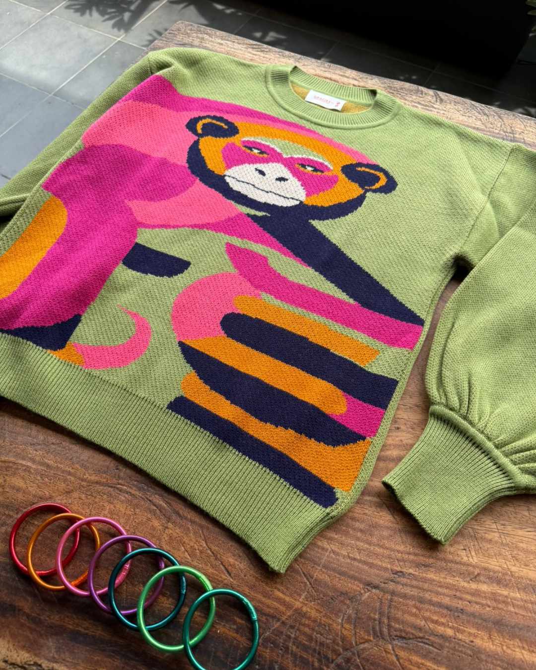 Sweater Green Monkey 