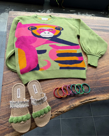 Sweater Green Monkey 
