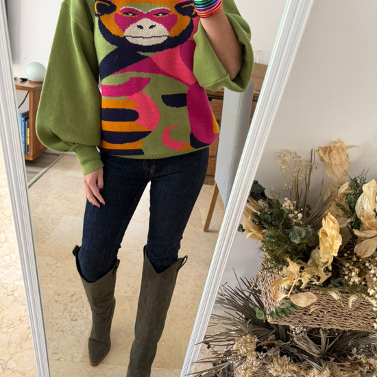 Sweater Green Monkey 