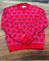 Sweater lluvia de corazones (envío 2 días hábiles)