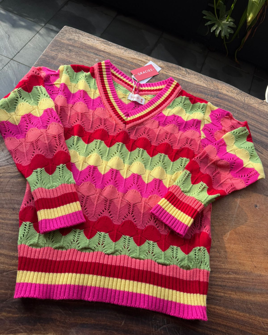 Sweater Calado Colores