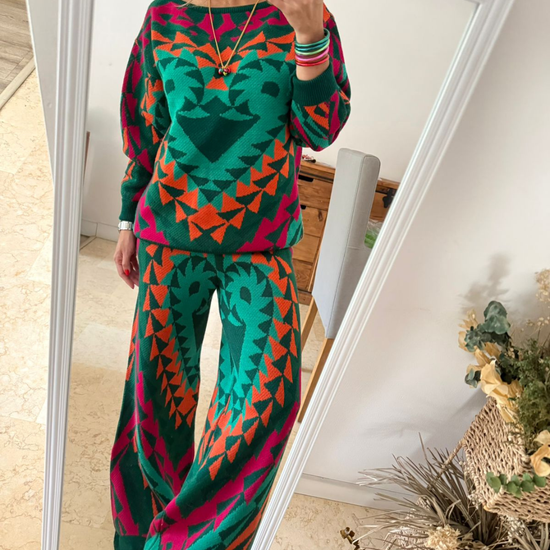 Set Corazon Deco - Sweater & Pantalon 