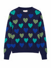 Sweater Azul Corazones