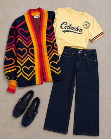 Sweater Navy Hearts