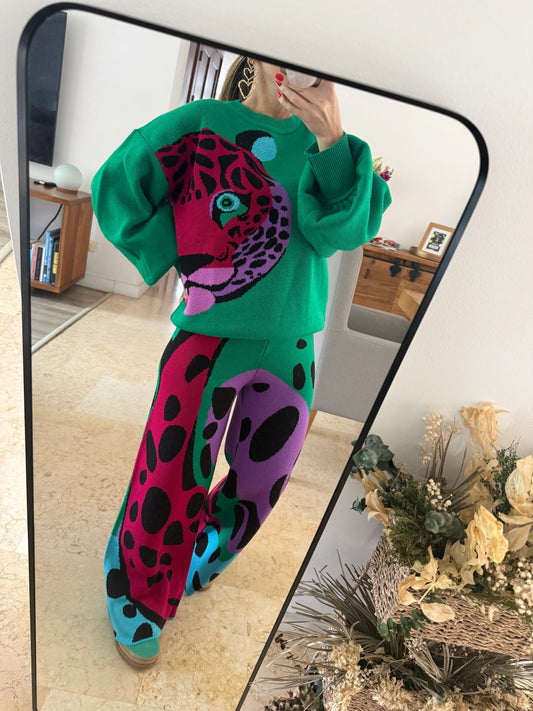 Pantalon Leopardo Verde - Gracies
