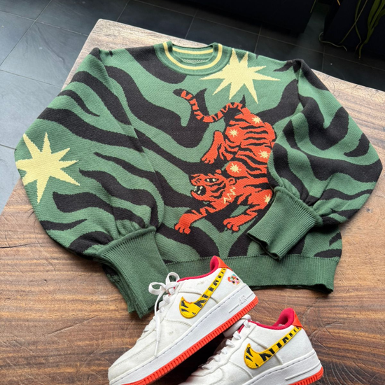 Sweater Verde Tigre 