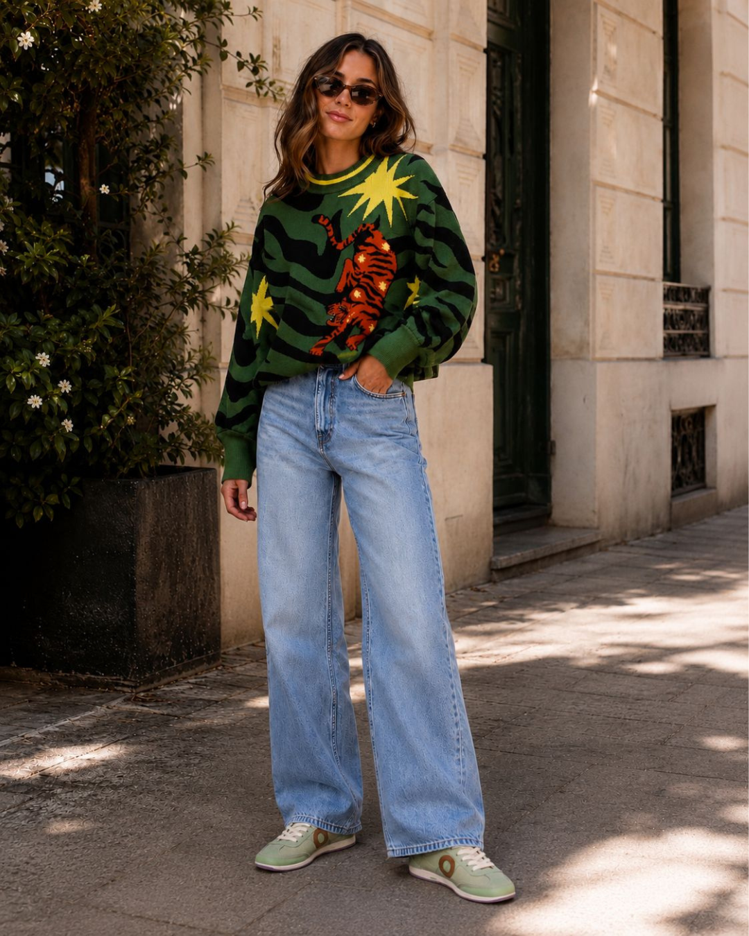 Sweater Verde Tigre 