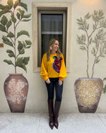 Sweater Leopardo Amarillo