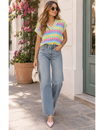 Top Viscosa Pasteles 