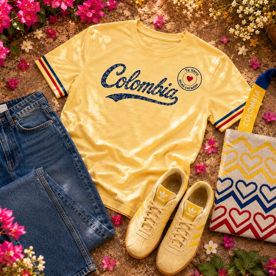 Combo Colombia en el Corazon II - Camiseta & Tote Bag (envío 5 días hábiles) 