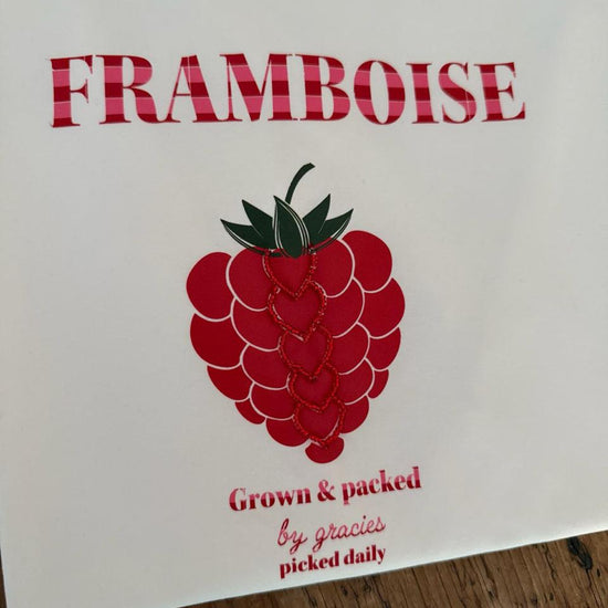 Camiseta Corazon Frambuesa 
