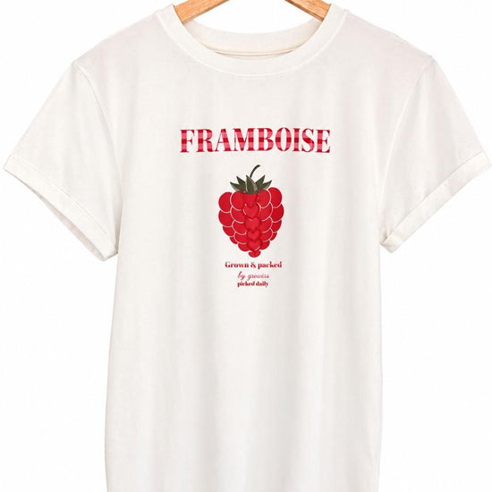 Camiseta Corazon Frambuesa 