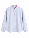Camisa Azul Chambray Hearts