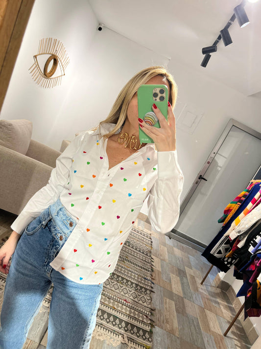 Camisa Minicorazones