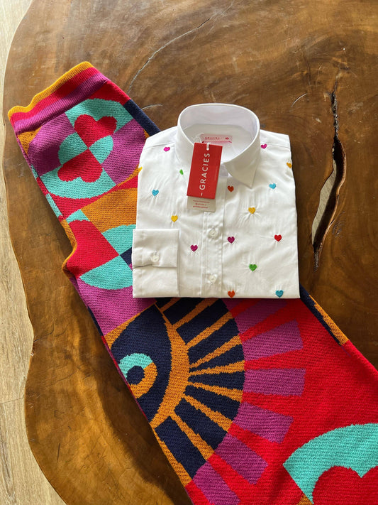 Camisa Minicorazones