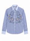 camisa de rayas bengala