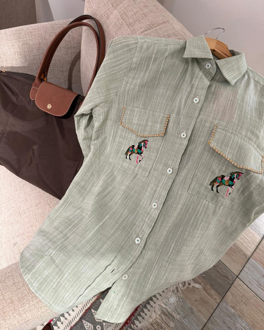 Camisa Caballos