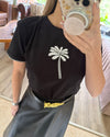 Camiseta Palmera Negra