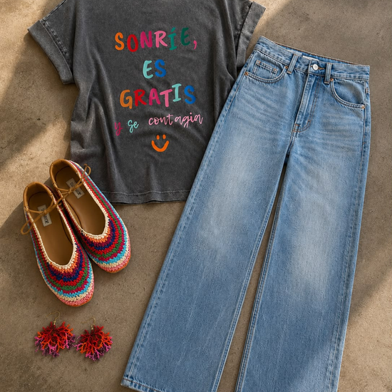 Camiseta Sonrie 