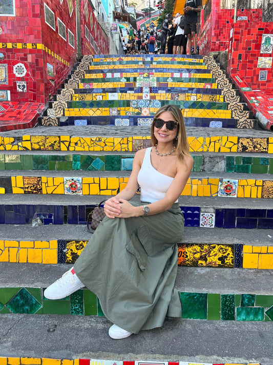 Falda Cargo Verde Militar