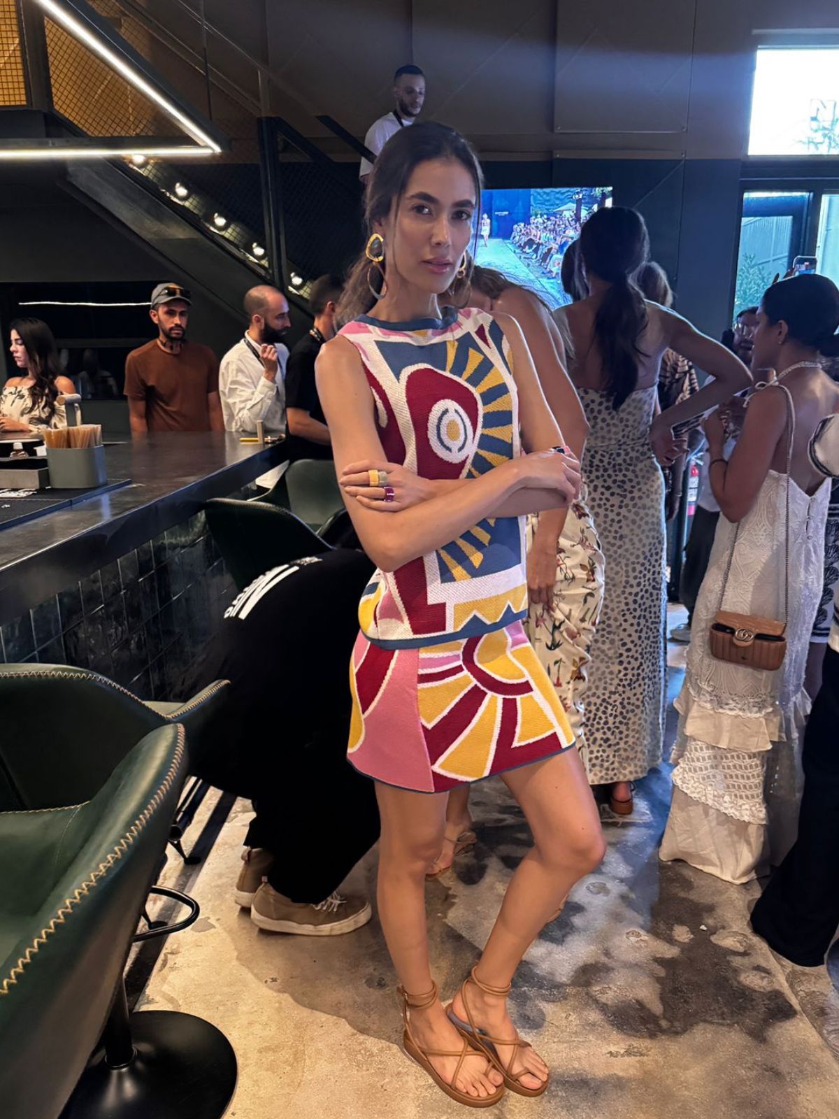 Falda Mini Universo Romance Azul