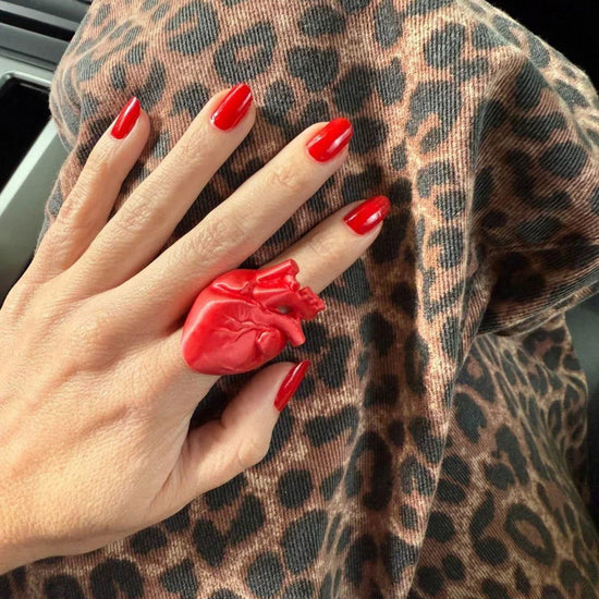 Heart Ring Red